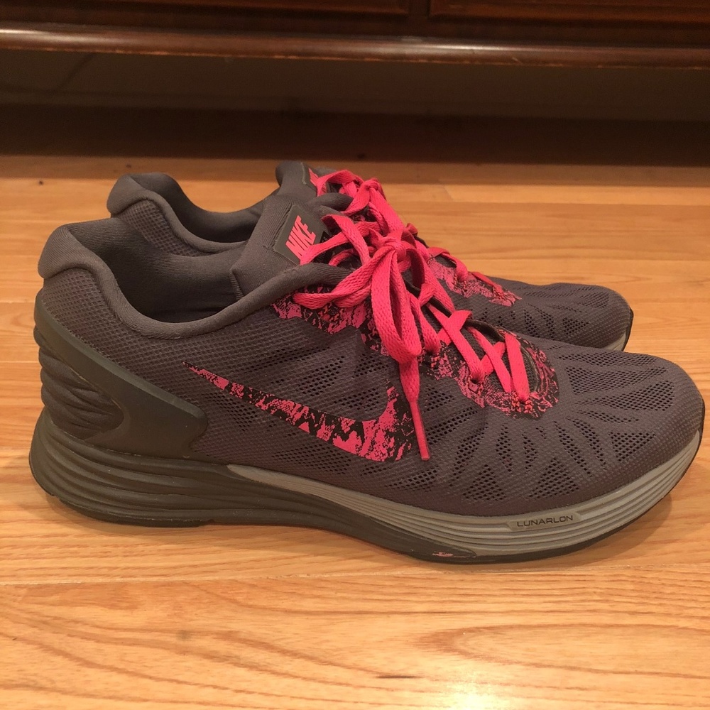 Nike Lunarglide 6 PRT - Hyper Pink Black and Grey